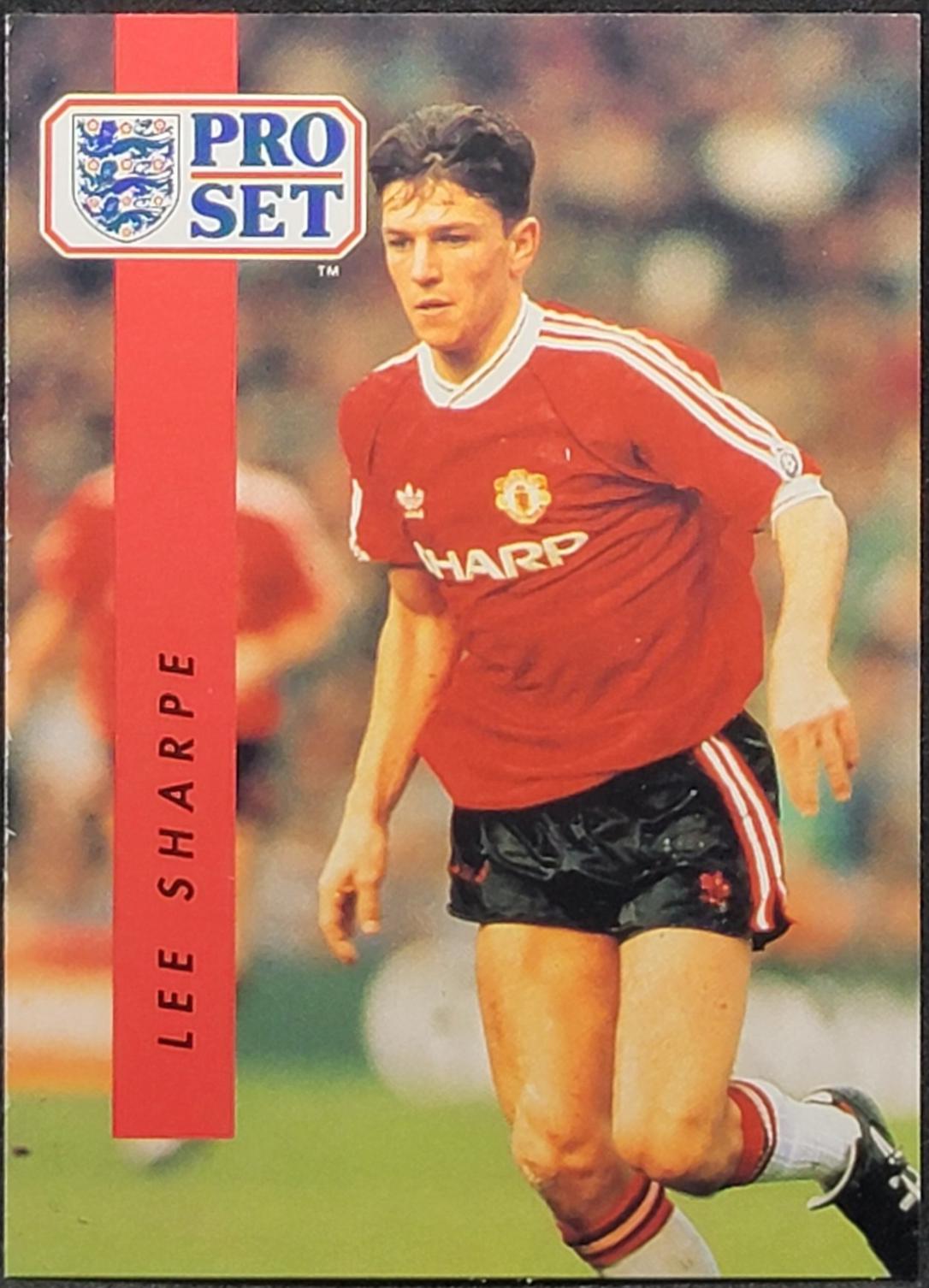 Lee Sharpe #151 1990 Pro Set Soccer