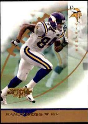 Randy Moss #8 Football Cards 2002 Topps Debut