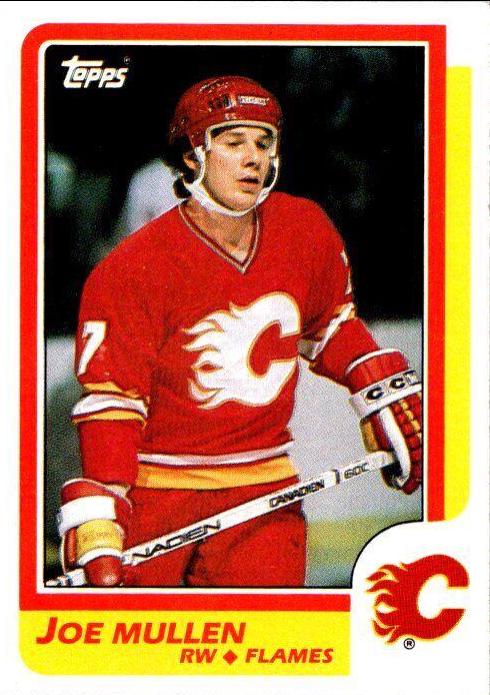 Joe Mullen #44 Hockey Cards 1986 Topps
