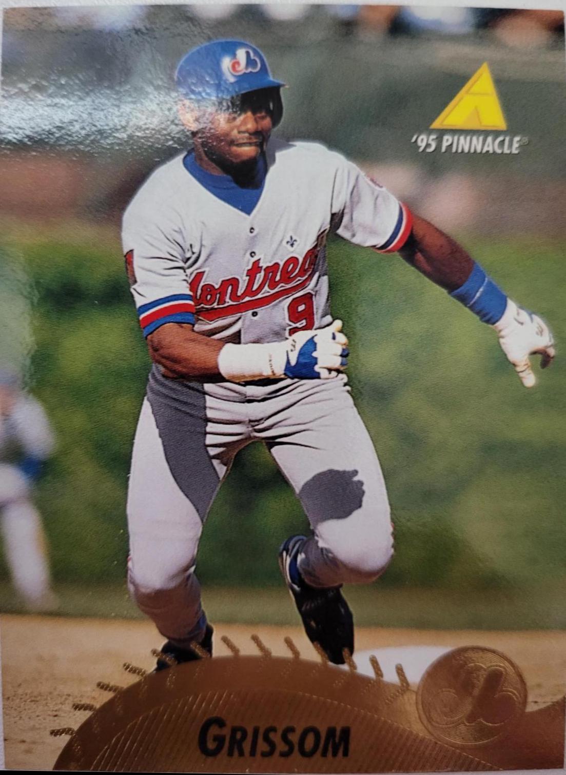 Marquis Grissom #34 Baseball Cards 1995 Pinnacle Museum Collection