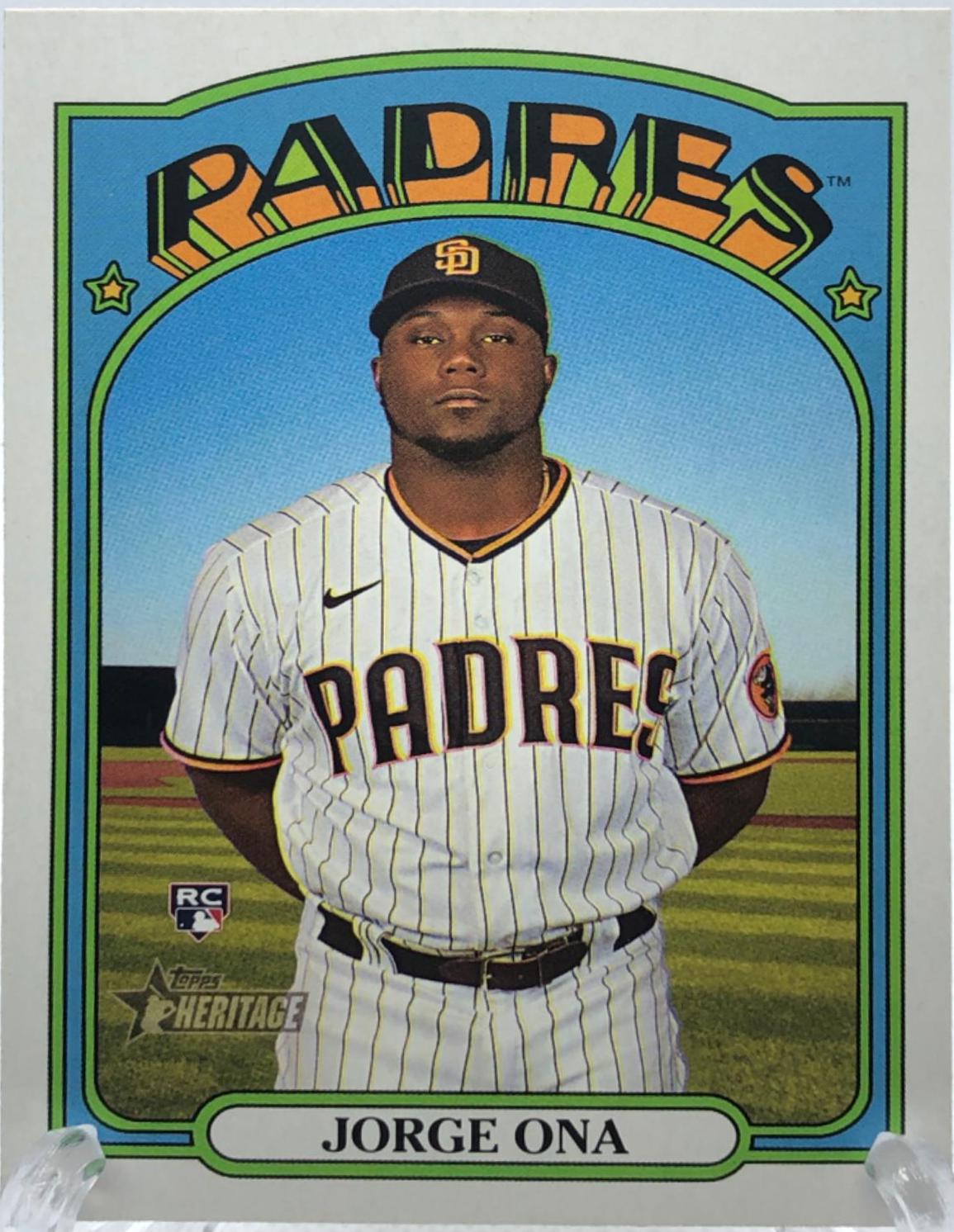 Jorge Ona #504 Baseball Cards 2021 Topps Heritage