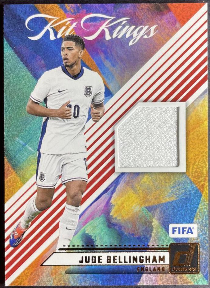 Jude Bellingham #KK-JB Soccer Cards 2024 Panini Donruss Kit Kings