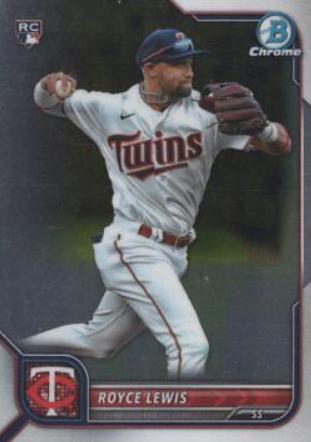 Royce Lewis #92 Baseball Cards 2022 Bowman Chrome