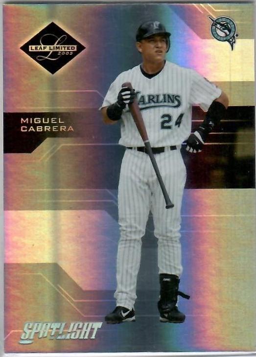 Miguel Cabrera #9 Baseball Cards 2005 Leaf Limited