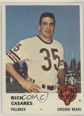 Rick Casares #2 Football Cards 1961 Fleer