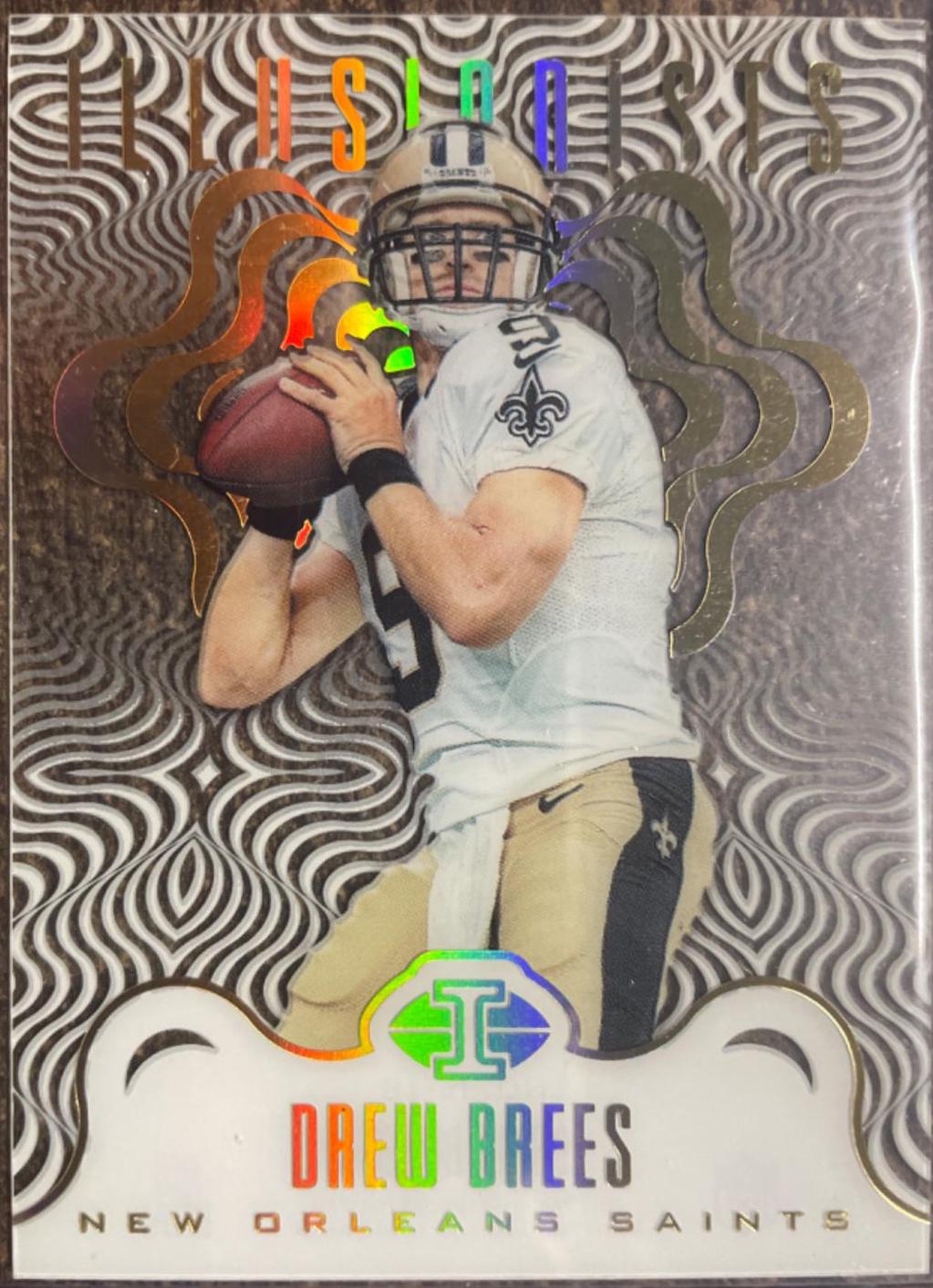 Drew Brees #IL-18 Football Cards 2017 Panini Illusions Illusionists