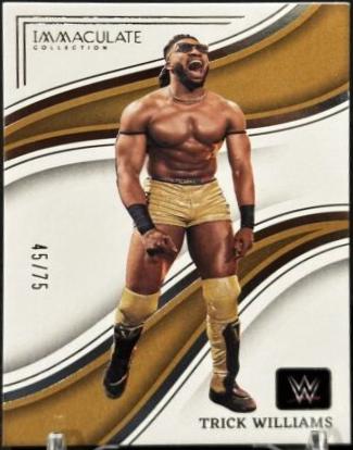Trick Williams #7 Wrestling Cards 2023 Panini Immaculate WWE