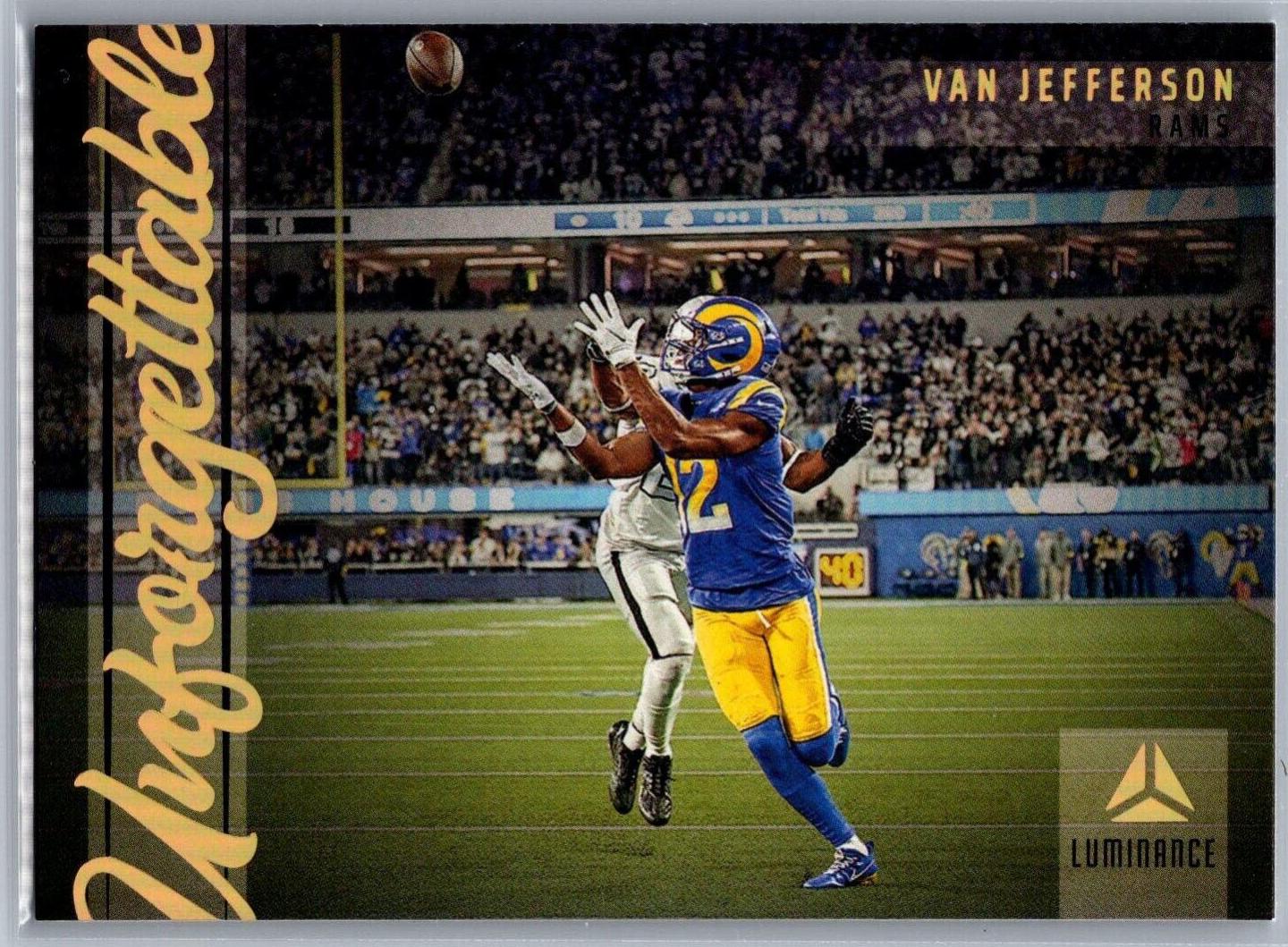 Van Jefferson #U-13 Football Cards 2023 Panini Luminance Unforgettable