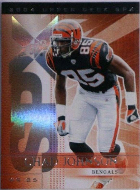 Chad Johnson #19 Football Cards 2004 Spx
