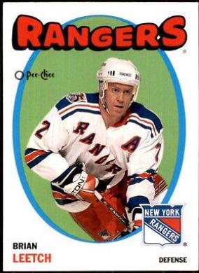 Brian Leetch #4 Hockey Cards 2001 O Pee Chee