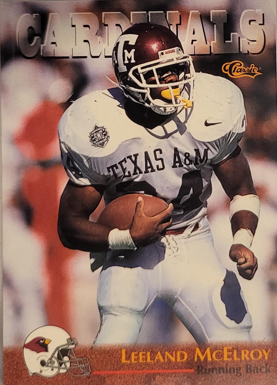 Leeland McElroy #4 Football Cards 1996 Classic NFL Draft