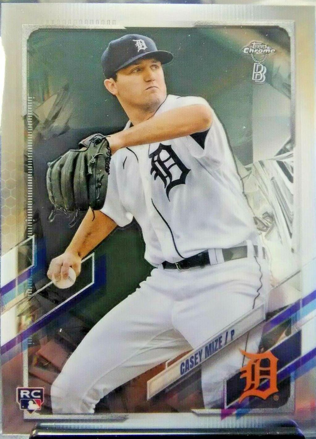 Casey Mize #4 Baseball Cards 2021 Topps Chrome Ben Baller
