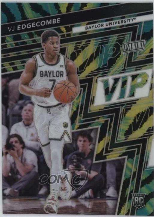 VJ Edgecombe #RC18 2025 Panini National Convention Gold Pack Rookies Basketball