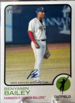 Benyamin Bailey #ROA-BB Baseball Cards 2022 Topps Heritage Minor League Real One Autographs