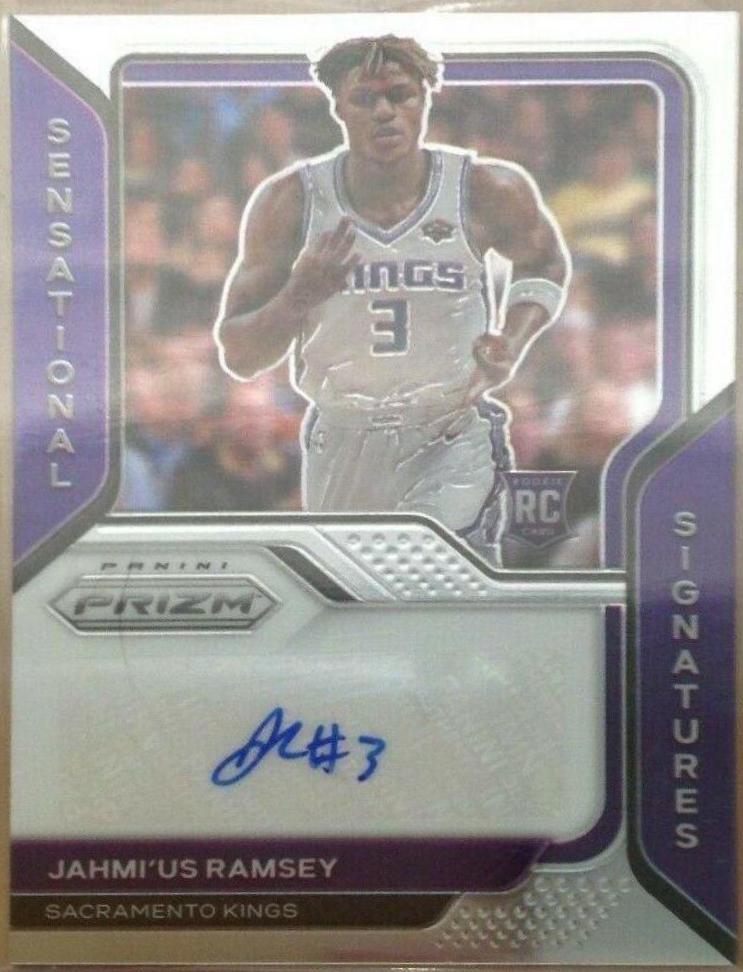 Jahmi'us Ramsey Basketball Cards 2020 Panini Prizm Sensational Signatures