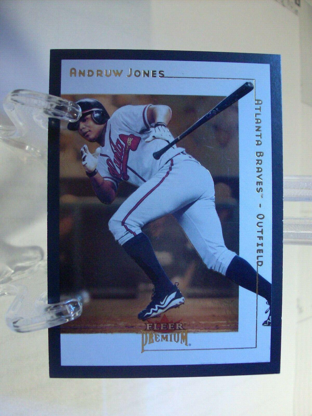 Andruw Jones #38 Baseball Cards 2001 Fleer Premium