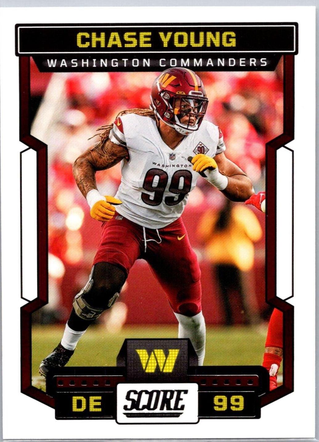 Chase Young #258 Football Cards 2023 Panini Score