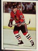 Steve Larmer #108 Hockey Cards 1983 O-Pee-Chee Sticker