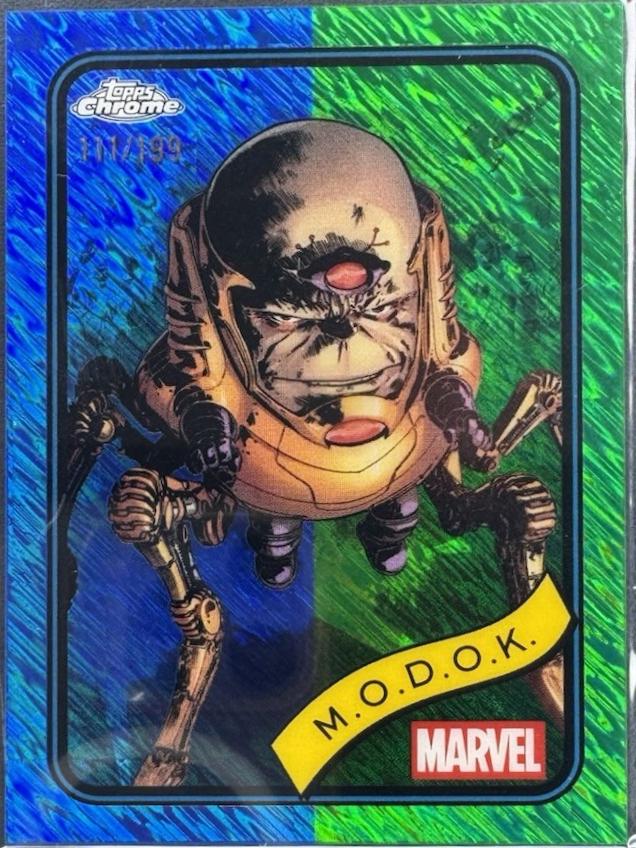 M.O.D.O.K. Blue & Green Shimmer Refractor
