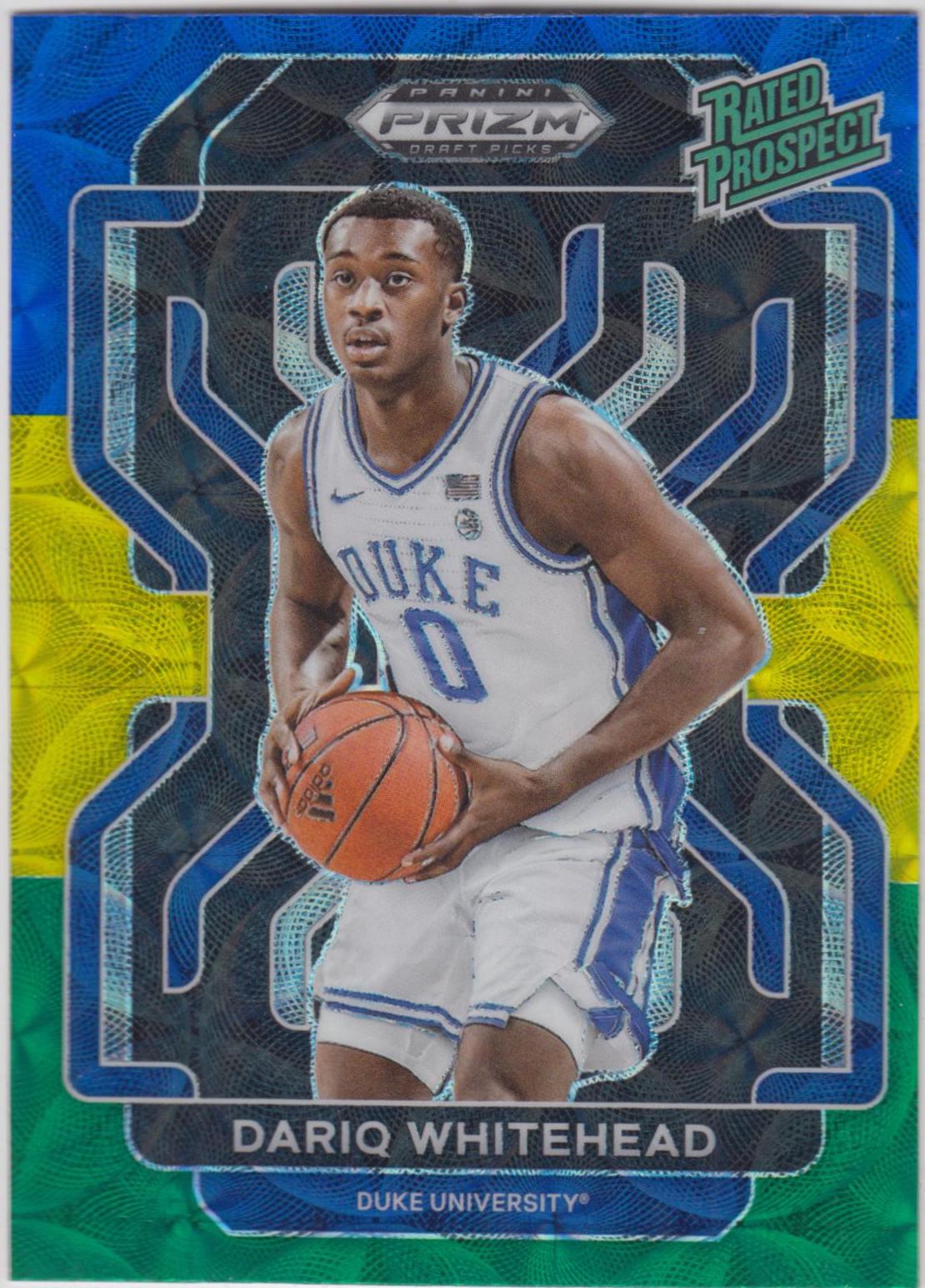 Dariq Whitehead [Choice Blue Yellow and Green] #RP-DWH