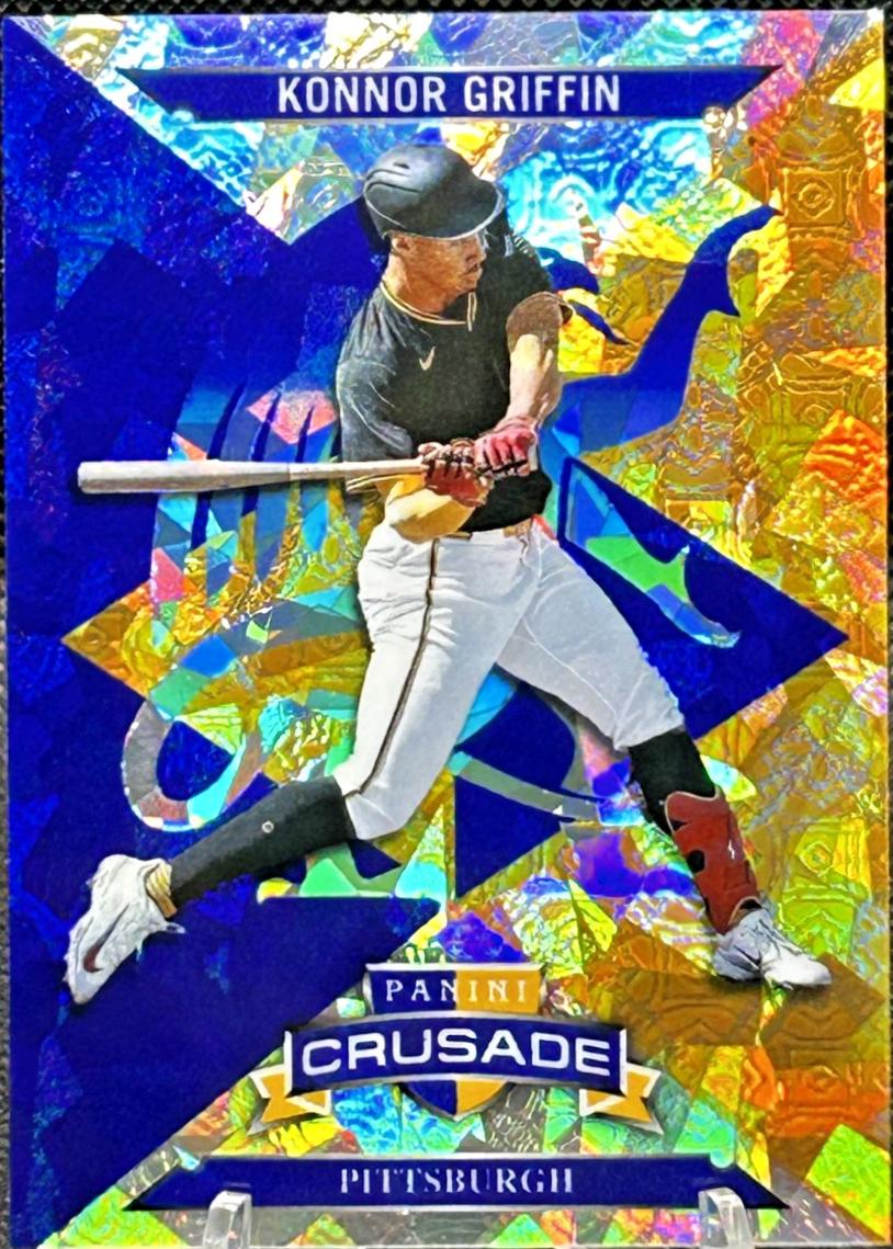 Konnor Griffin [Blue Cracked Ice] #9 Prices | 2025 Panini Crusade