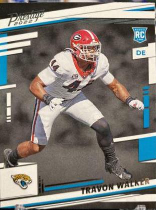 Travon Walker #337 Football Cards 2022 Panini Prestige