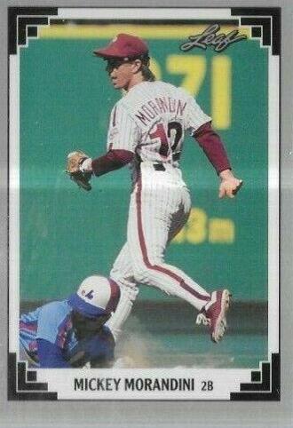 mickey morandini #383 Baseball Cards 1991 Leaf
