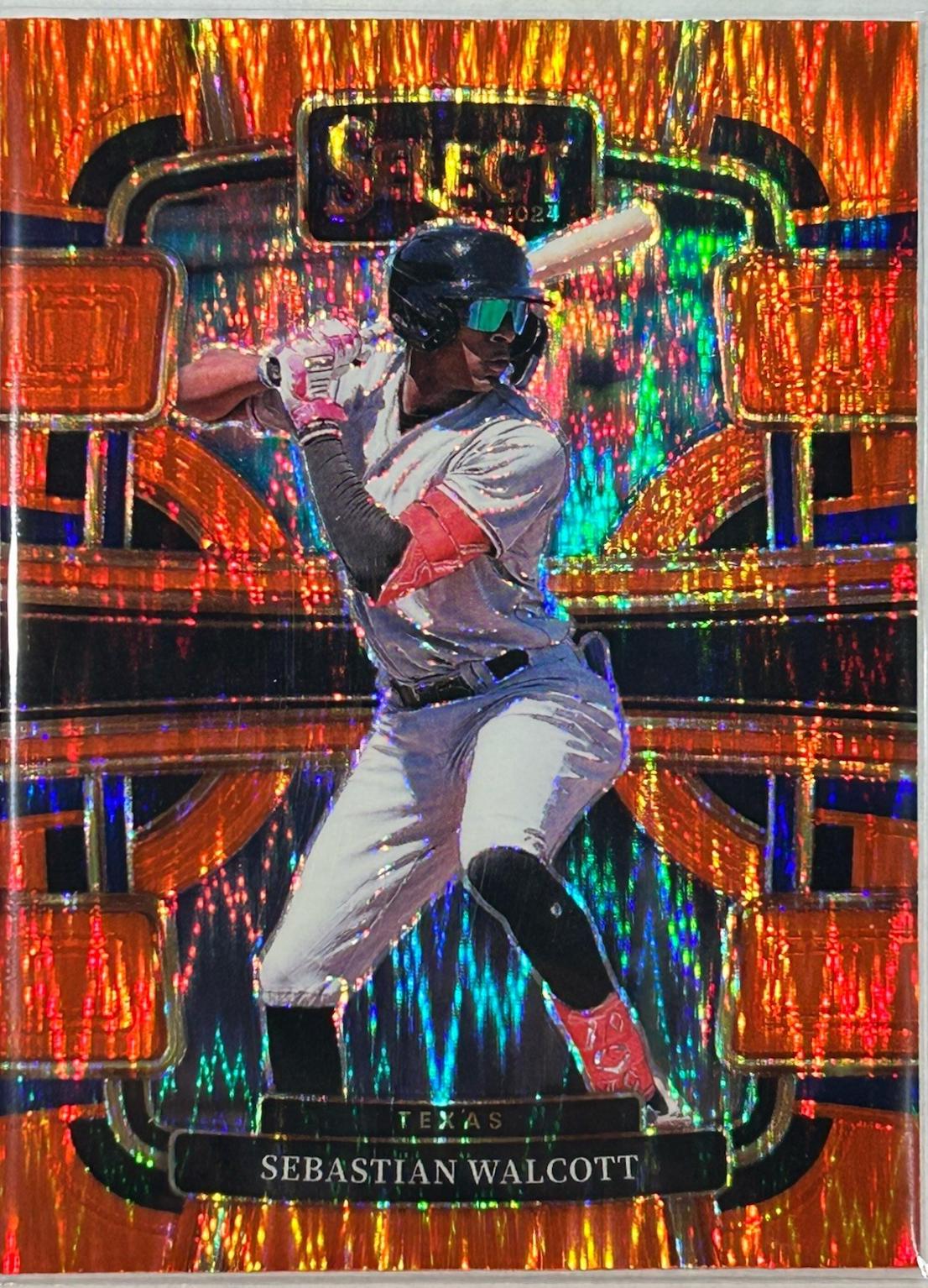 Sebastian Walcott [Orange Flash Prizm] #34