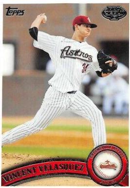 Vincent Velasquez #42 Baseball Cards 2011 Topps Pro Debut