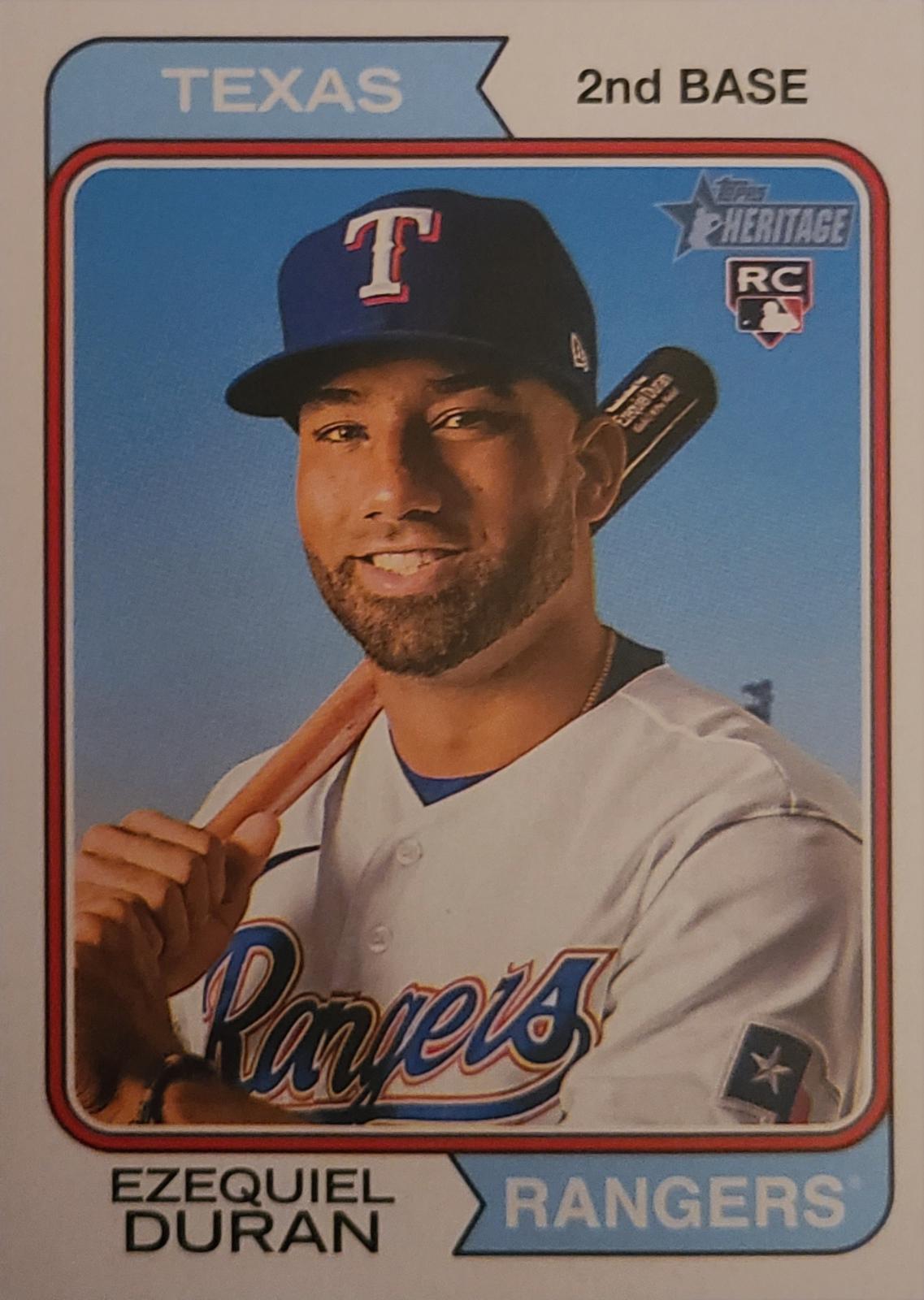 Ezequiel Duran #31 Baseball Cards 2023 Topps Heritage