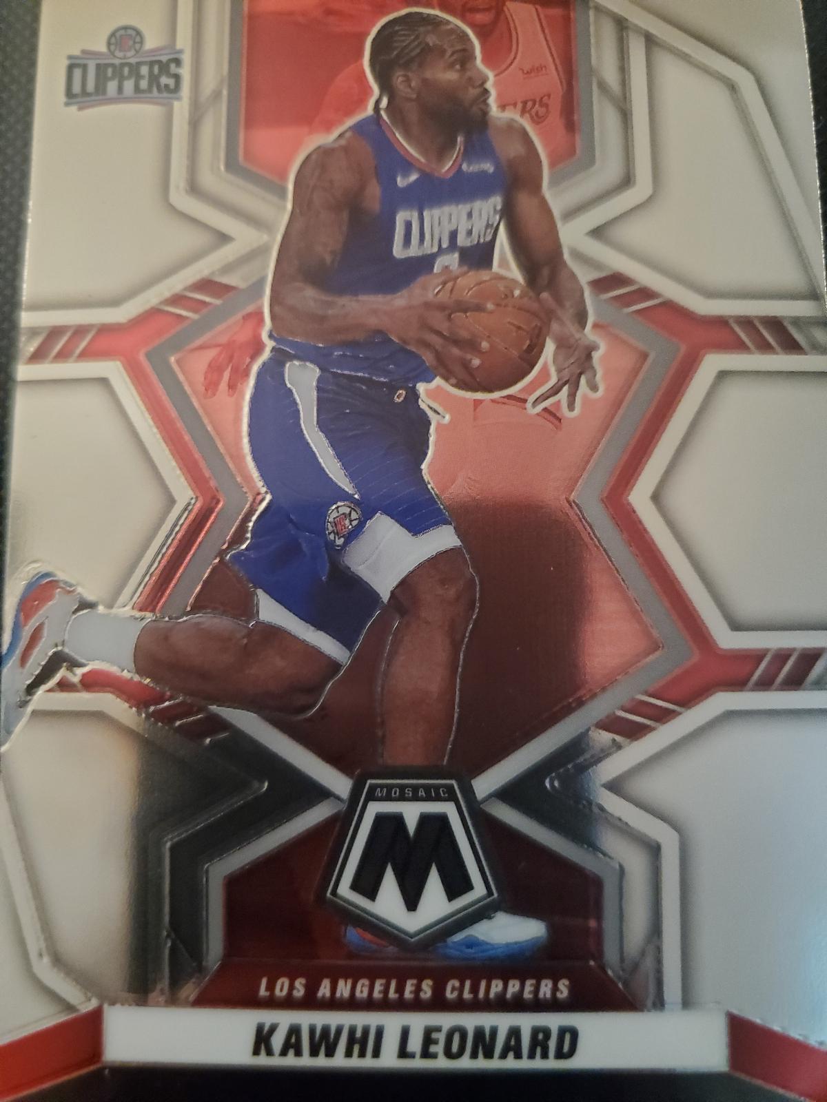 Kawhi Leonard #141 Basketball Cards 2021 Panini Mosaic