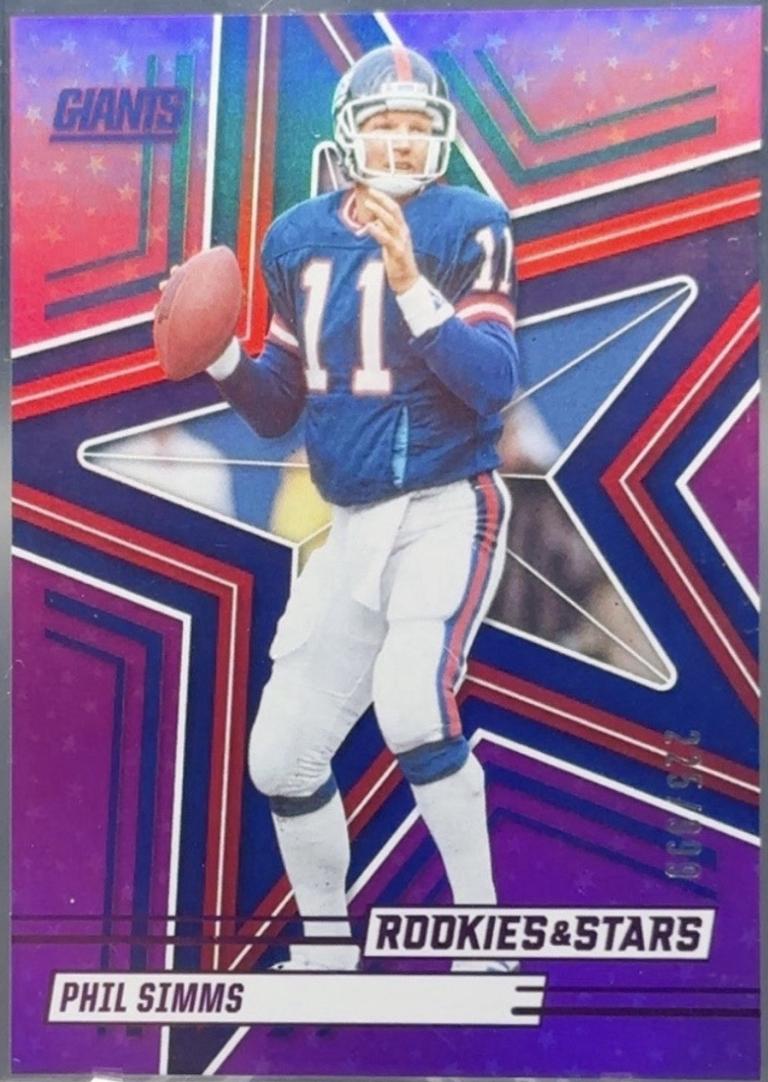 Phil Simms [Purple] #43 Prices | 2025 Panini Rookies & Stars | Football ...