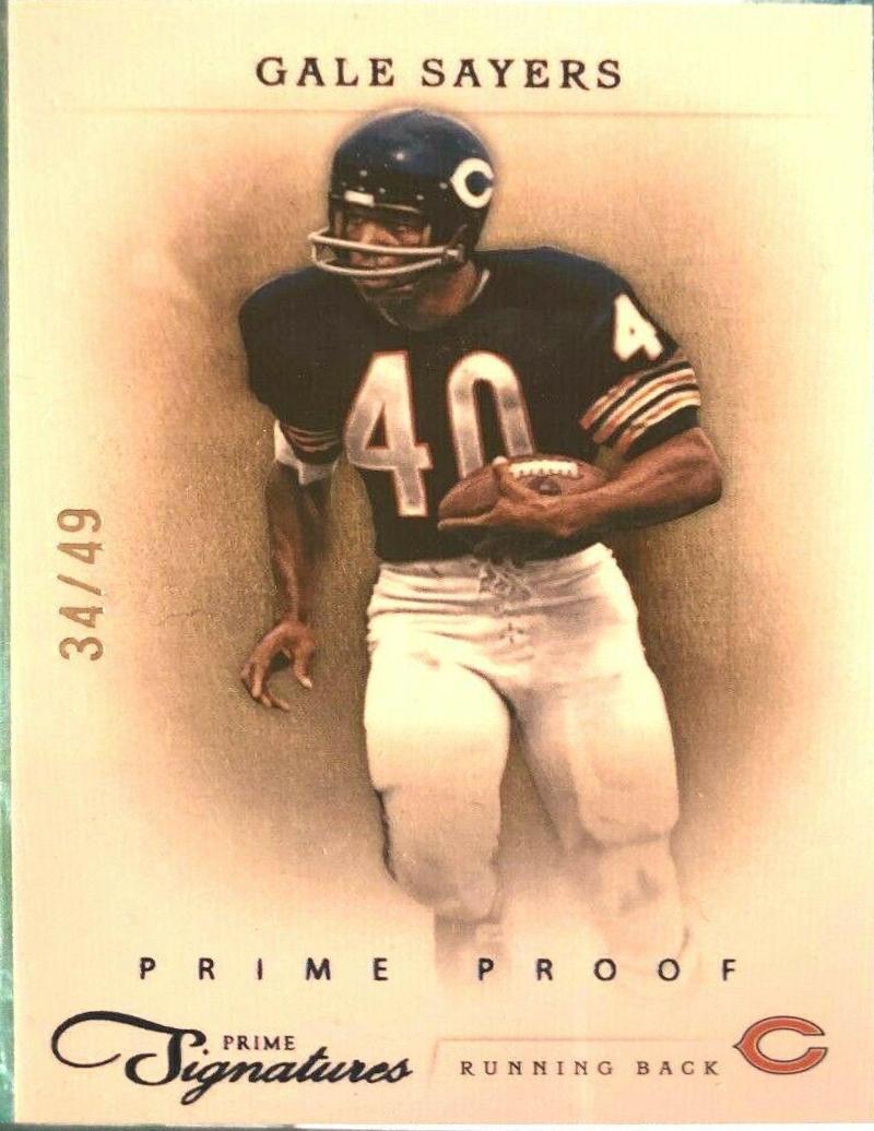 Gale Sayers #68 Football Cards 2012 Panini Prime Signatures