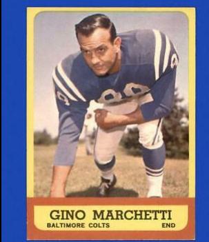Gino Marchetti #8 Football Cards 1963 Topps