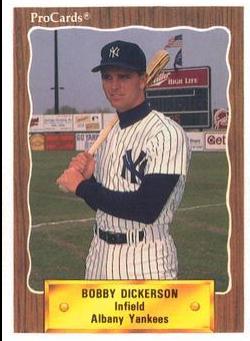 Bobby Dickerson #1040 Baseball Cards 1990 Procards