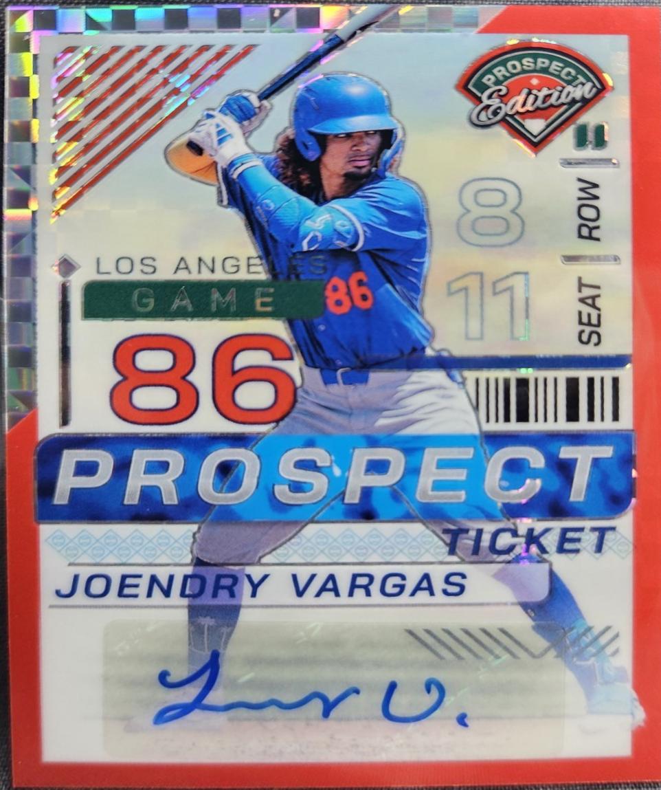 Joendry Vargas [Red Power Holo Ticket Signature] #57