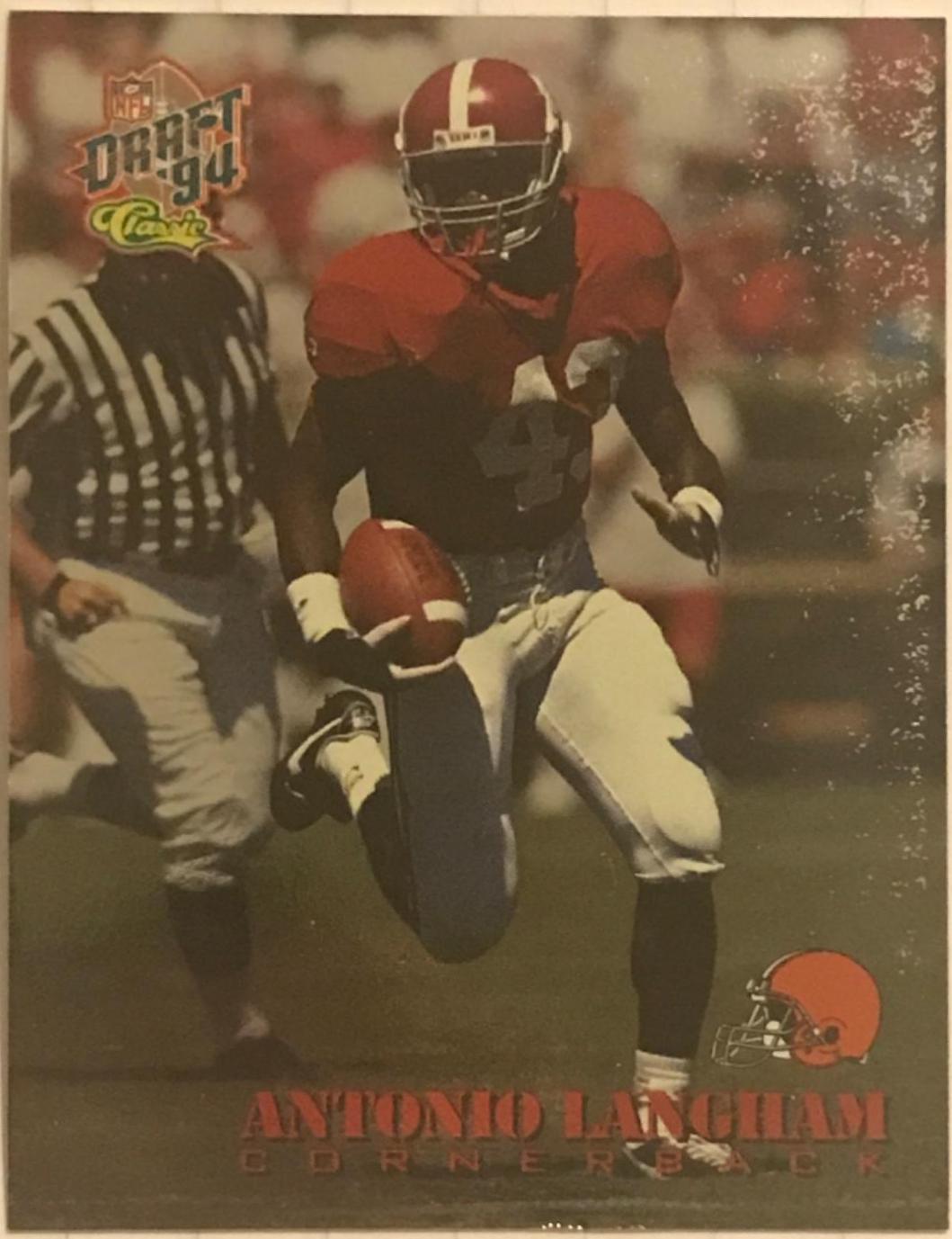 Antonio Langham #11 Football Cards 1994 Classic Draft Stars