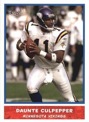 Daunte Culpepper #9 Football Cards 2004 Bazooka