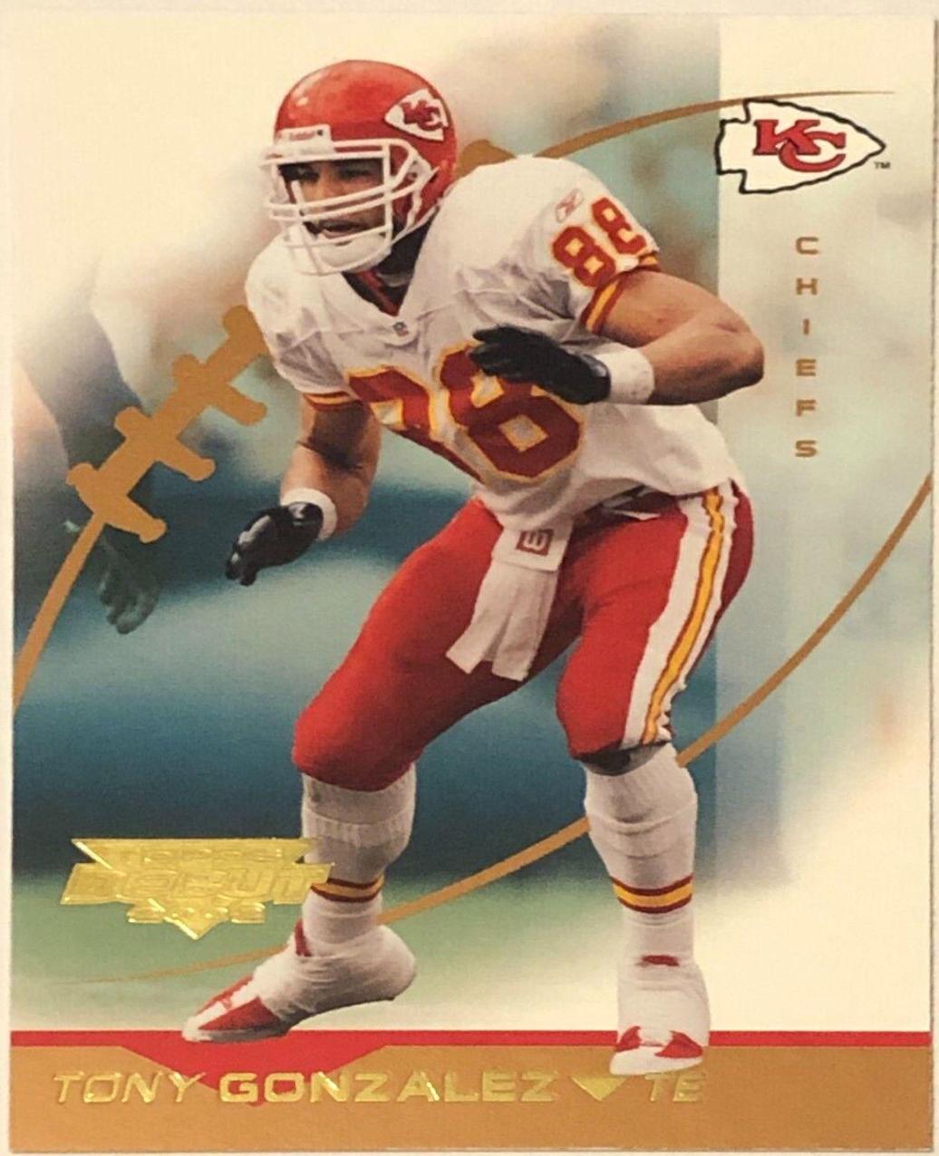 Tony Gonzalez #20 Football Cards 2002 Topps Debut