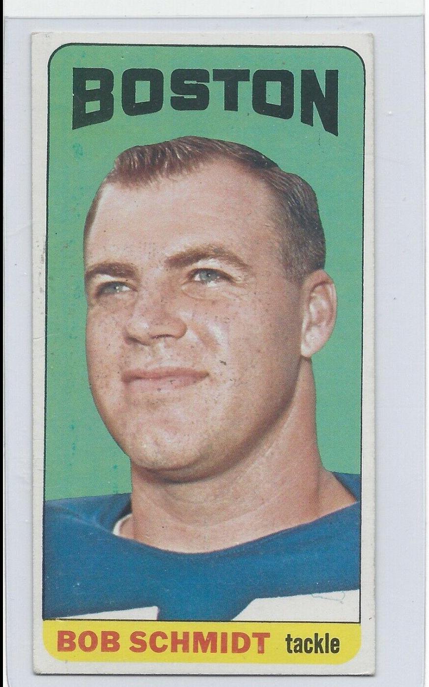 Bob Schmidt #20 Football Cards 1965 Topps