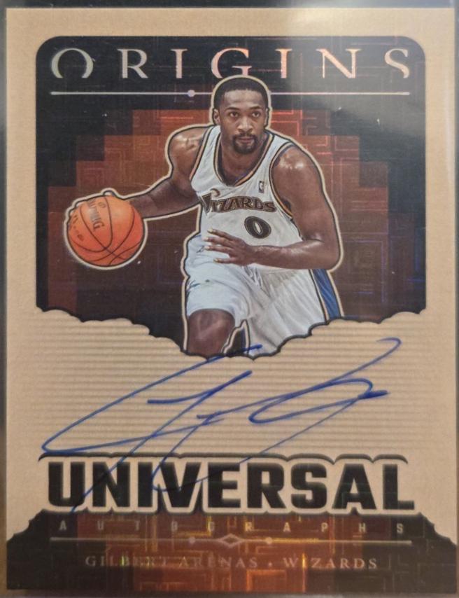 Gilbert Arenas #7 Basketball Cards 2024 Panini Origins Universal Autograph