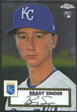 Brady Singer #6 Baseball Cards 2021 Topps Chrome Platinum Anniversary