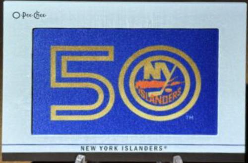 New York Islanders #384 Hockey Cards 2023 O-Pee-Chee Team Logo Patch