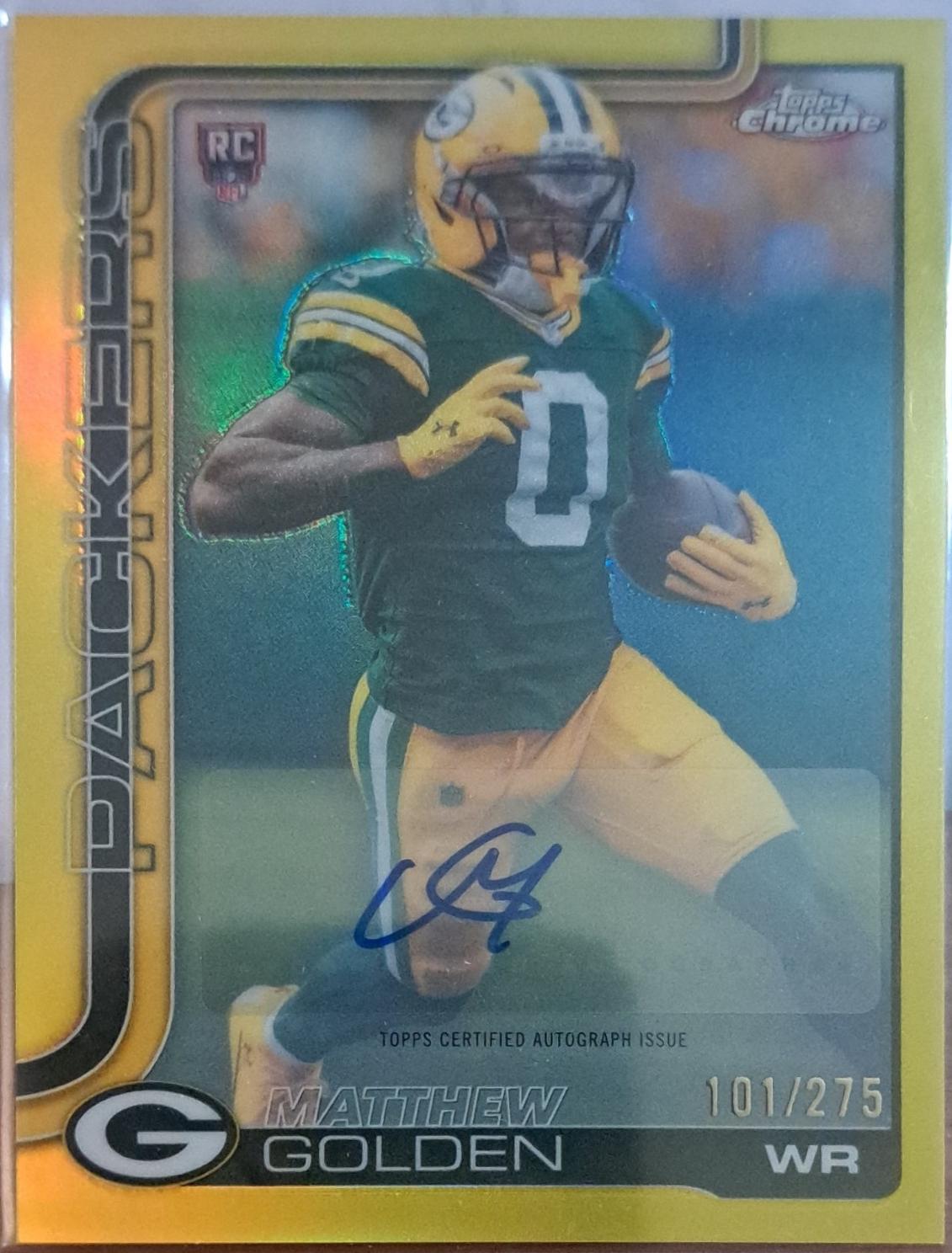 Matthew Golden [Gold Refractor] #RA-MGO