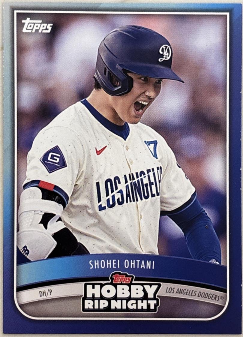 Shohei Ohtani [Blue] #1 Prices | 2025 Topps Hobby Rip Night | Baseball ...