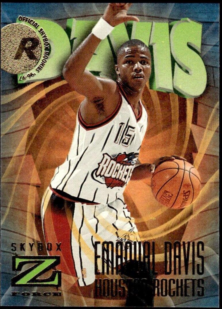 Emanual Davis #145 Basketball Cards 1996 Skybox Z Force