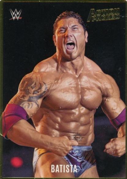 Batista #1 Wrestling Cards 2023 Panini Chronicles WWE Action Packed