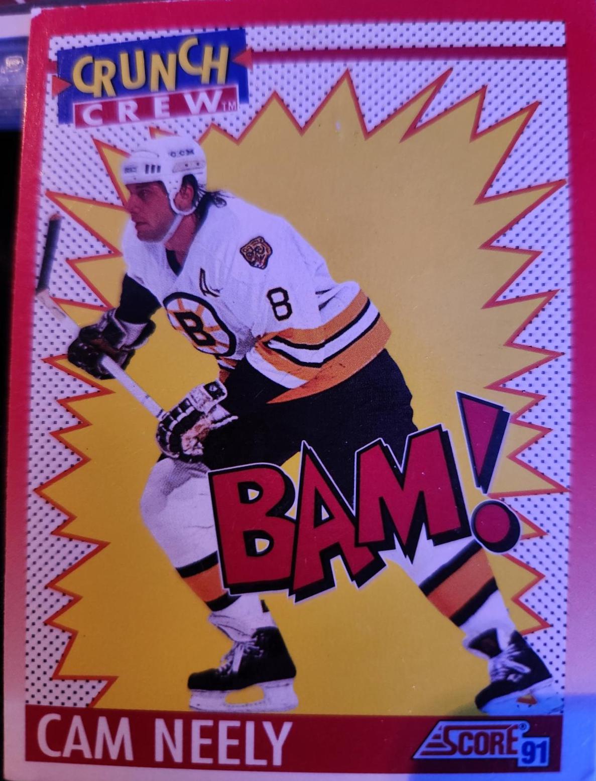 Cam Neely #305 Hockey Cards 1991 Score Canadian