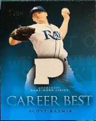 Scott Kazmir #CBR-SK 2009 Topps Baseball Career Best Relics