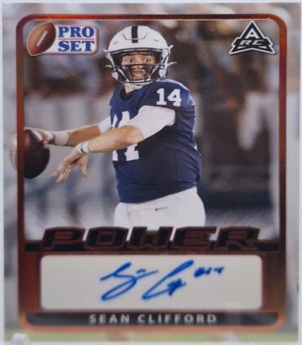 Sean Clifford #BA-SC1 2021 Pro Set Power Autographs Football